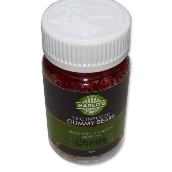 Harlo's Gummy Bears - Cherry 150mg THC