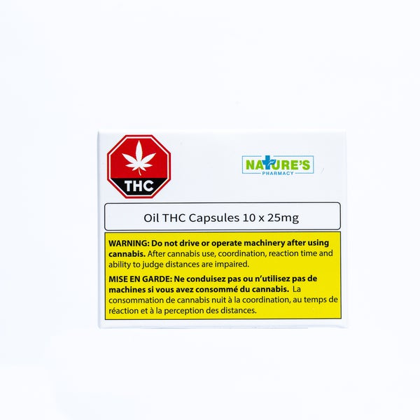 Natures Pharmacy : THC Oil Capsules