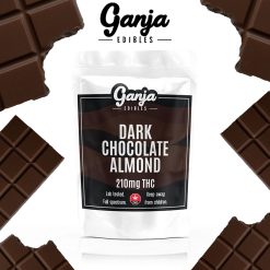 Ganja – Dark Chocolate Almond 210mg THC