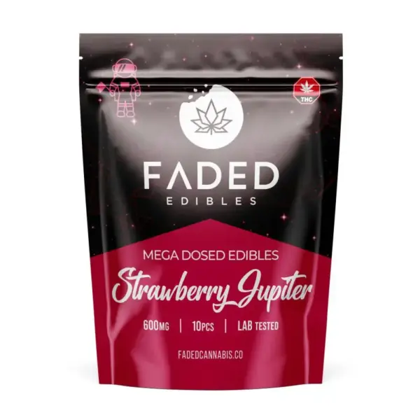 Faded Mega Dosed Astros - Strawberry Jupiter (600mg)