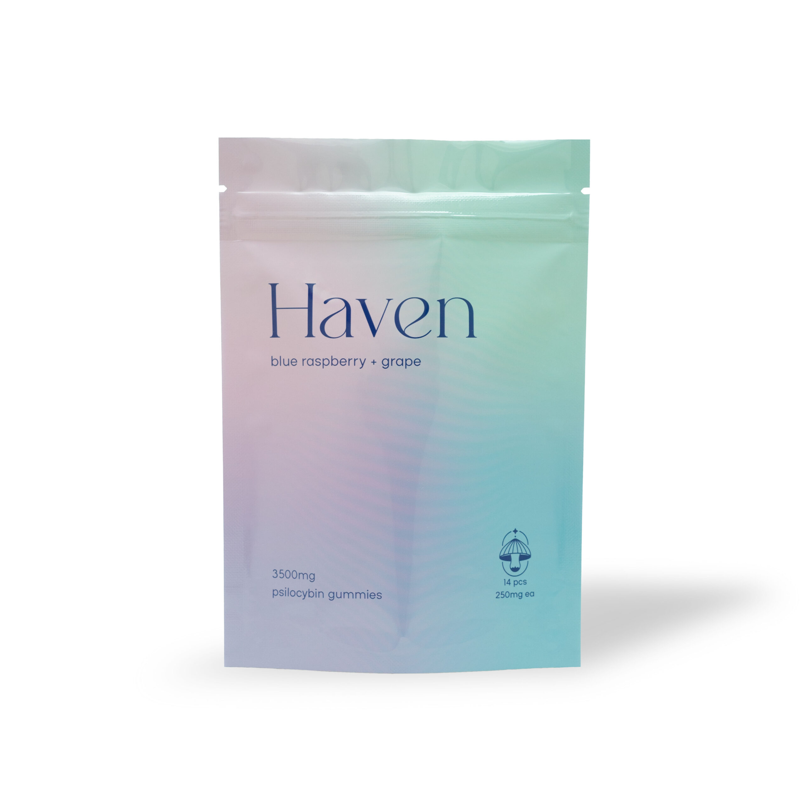 Haven - Psilocybin Gummies - Blue Raspberry & Grape (3500mg) - Image 2