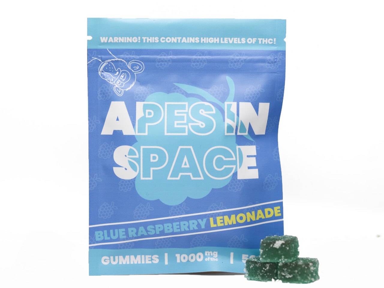 Apes In Space 1000mg - Blue Raspberry Lemonade