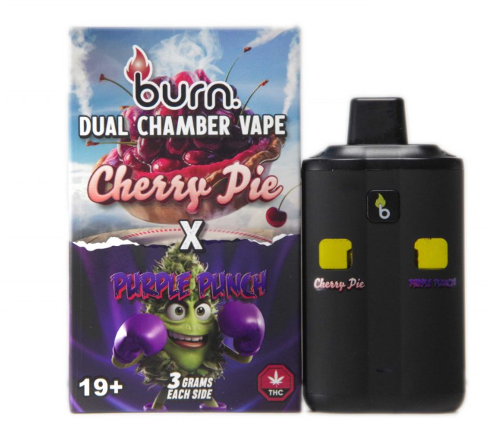 Burn Dual 6g Vape - Cherry Pie + Purple Punch