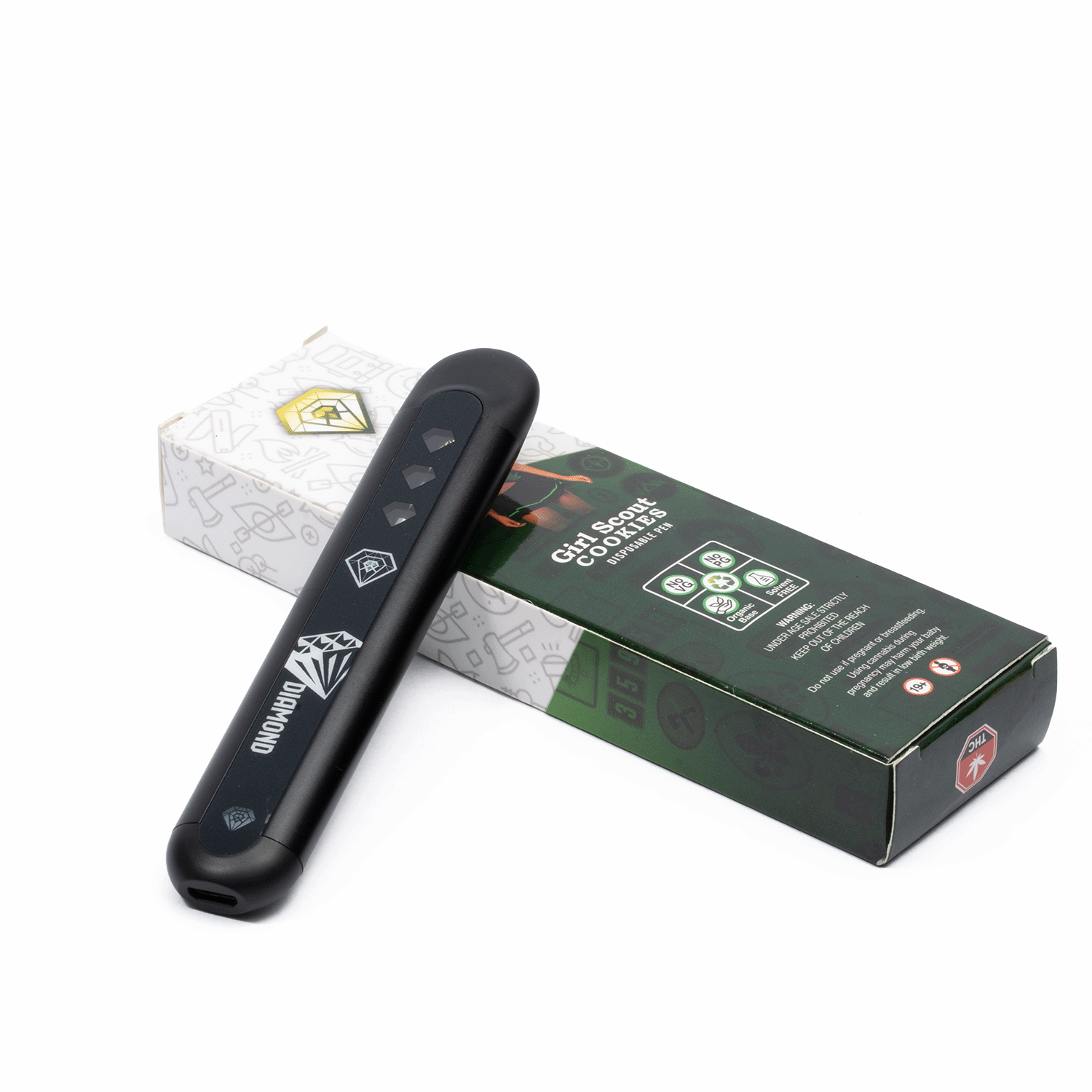Diamond Disposable Vapes 2g - Girl Scout Cookies (Indica)