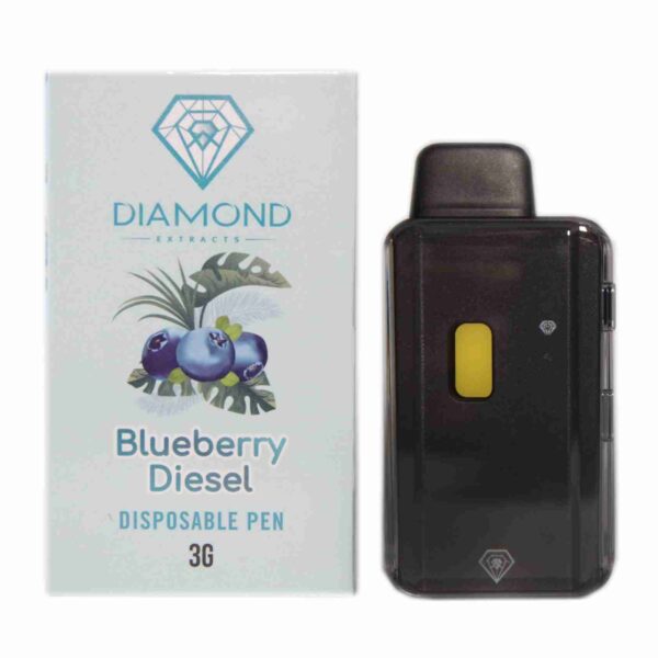 Diamond Disposable Vapes 3g - Blueberry Diesel (Indica)