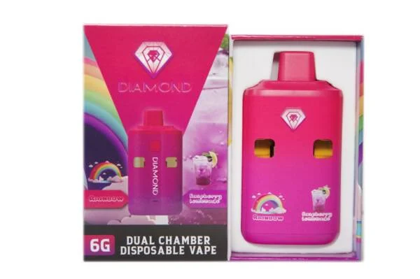 Diamond Dual Vapes 6g - Rainbow x Raspberry Lemonade