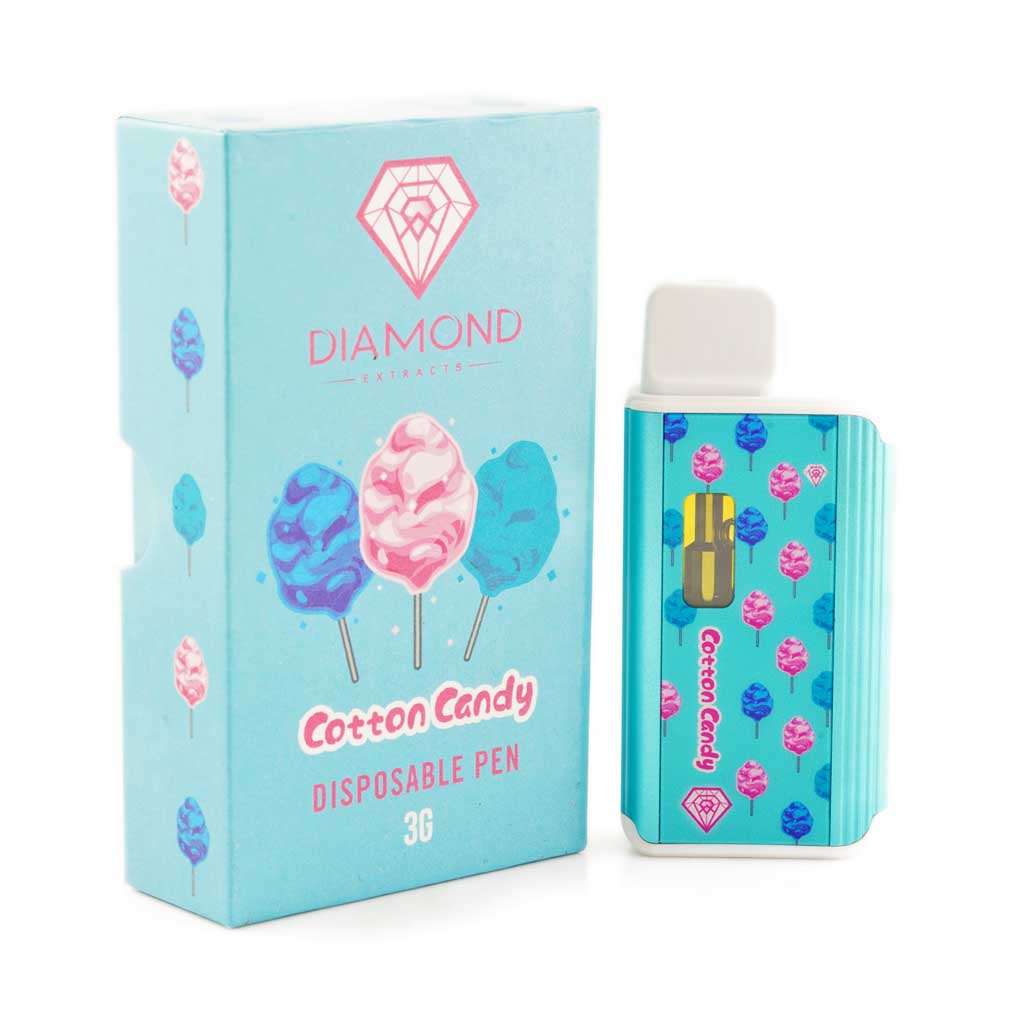 Diamond Disposable Vapes 3g - Cotton Candy (Indica)