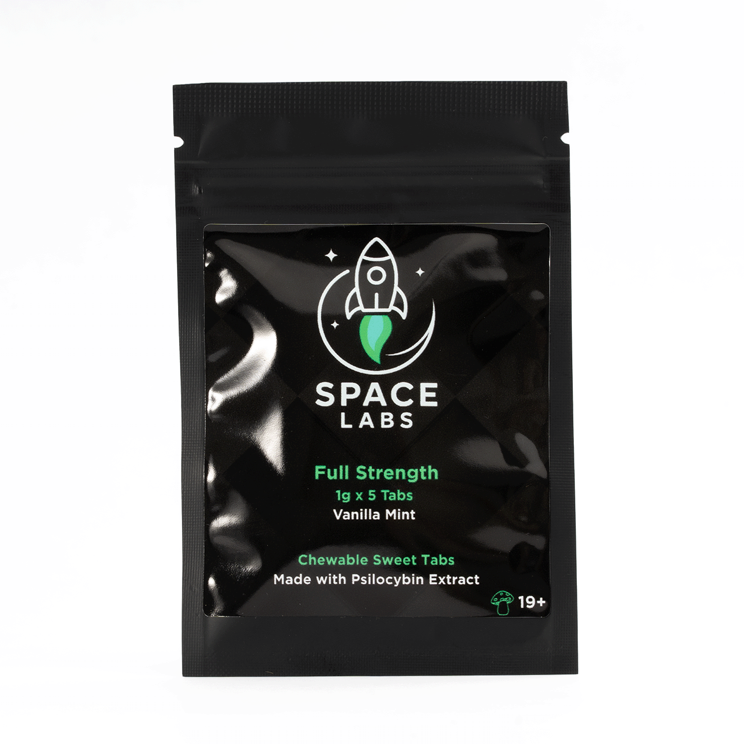 Space Labs - Chewable Sweet Mushroom Tabs - Full Strength (Vanilla Mint 5 Grams) - Image 4