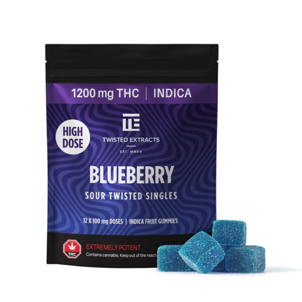 Twisted Extracts - Singles 1200mg - Blueberry (Indica)