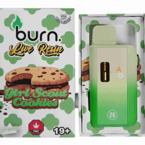 Burn Live Resin Vape (2g) - Girl Scout Cookies (Hybrid)