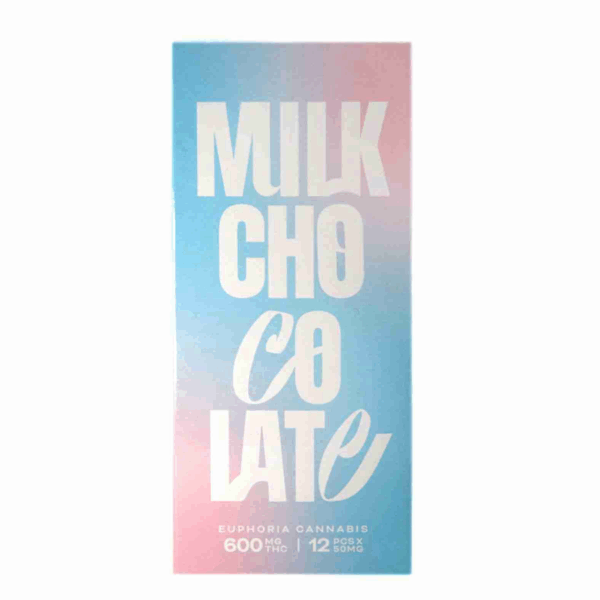 Euphoria Cannabis THC Chocolate 600mg - Milk Chocolate