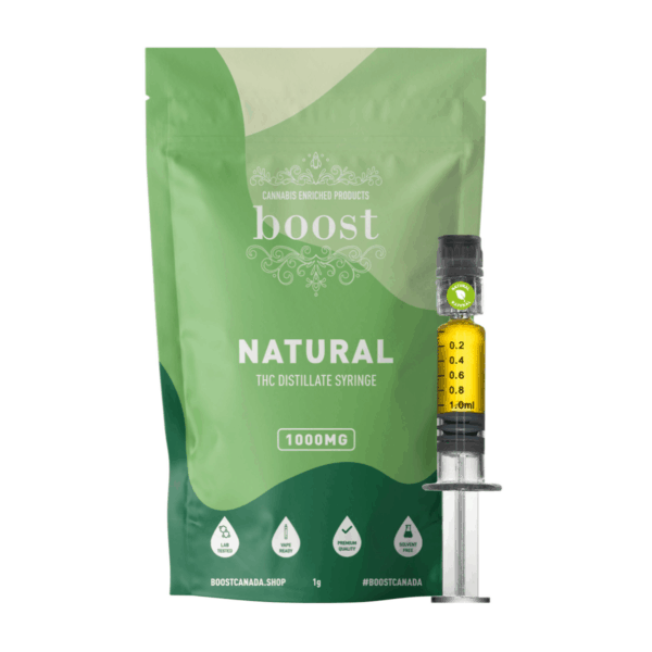 Boost THC Distillate Syringes - Natural