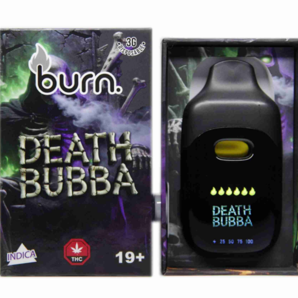 Burn LCD Disposable Vape (3g) - Death Bubba (Indica)